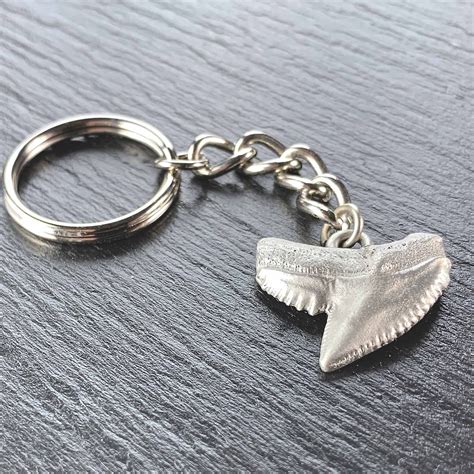 shark tooth keychain
